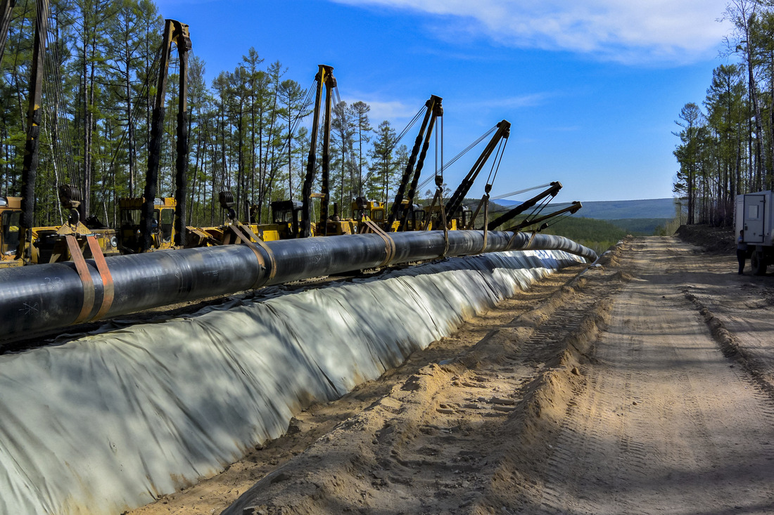 Строительно-монтажные работы на участках в составе стройки Магистральный газопровод "Сила Сибири"